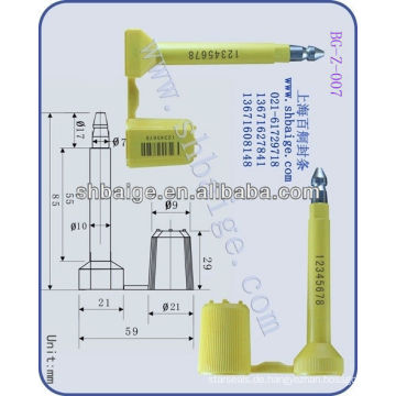 Behälterbolzendichtung BG-Z-007, Bolzenkopfdichtung